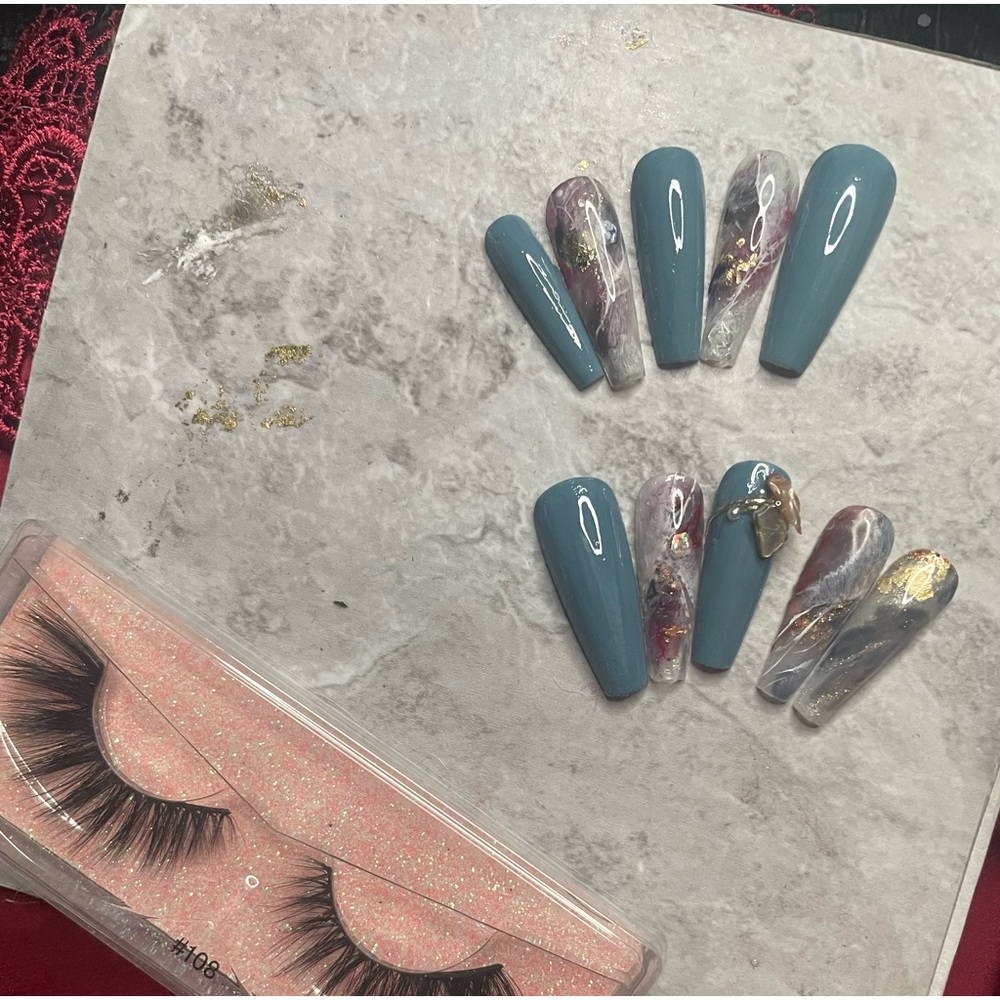 Press on nails handmade